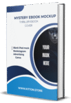 Mystery eBook Mockup, Thriller eBook Cover, Blank iPad mock, Bookstagram Advertising, Canva , PLR / MRR